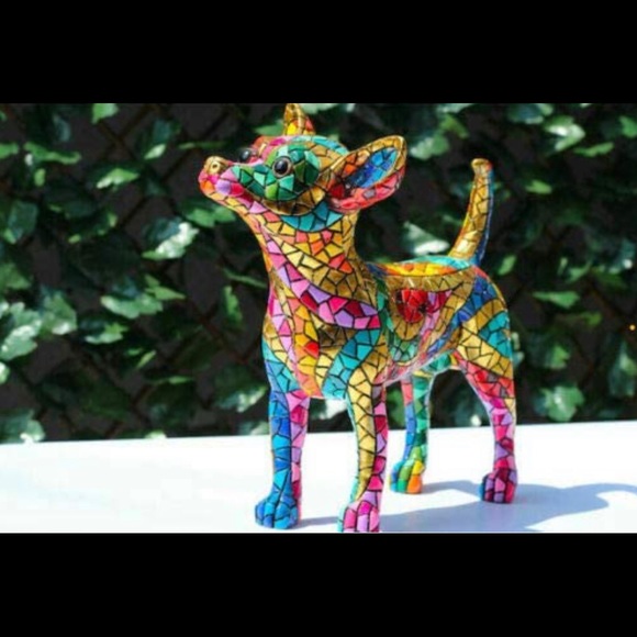 NWOT Barcino Carnival Chihuahua Figurine Resin Ceramic Hand Painted - Picture 5 of 6